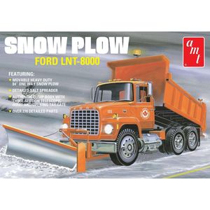 1:25 AMT 1178 Ford LNT-8000 Snow Plow Dump Truck Plastic Modelbouwpakket
