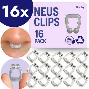 Anti Snurk Neusspreider - 16x Magnetische Neusclip - Tegen Snurken & Slaapapneu - Herbruikbare Neusspreiders