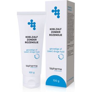 Bipharma - Koelzalf Zonder Rozenolie - 100 gr - Voor Droge Huid