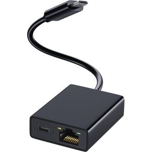 Ynkkvre -Micro-USB naar RJ45 Ethernet Adapter – 100 Mbps Bedrade Netwerkverbinding voor TV Stick, Laptop