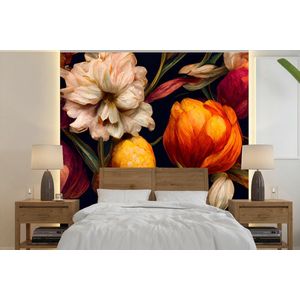 Bloemen - Planten - Kleuren - Wit - Behangpapier