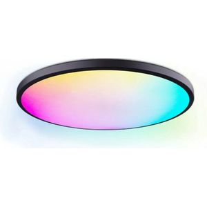 Klikklak Plafondlamp - Plafondlampen - 220V - RPG dimbaar - Alexa Google home - WIFI - woonkamer/slaapkamer - Zwart