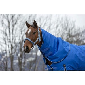 Equi-Theme Halsstuk Tyrex 1200D  200 GR Blue / Black - Full - Regendeken | Halsstuk paard