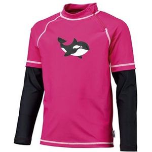 Beco Uv-shirt Sealife Meisjes Polyamide Roze/zwart Maat 116