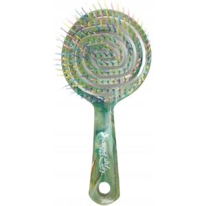 3D GemTips Haarborstel - Natuurlijk Groen - Nat & Droog Haar