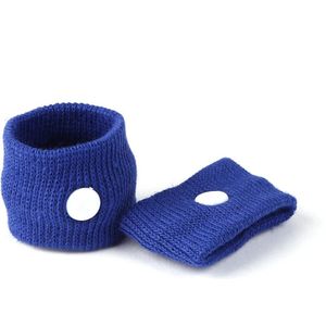 CHPN - Anti Wagenziek Bandjes - Polsbandjes tegen autoziekte - Wagenziek - Anti misselijkheid - Autovakantie - Universeel - Blauw - 1 paar