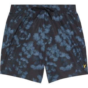 Lyle & Scott - Digitale Bloemenprint - Zwemshort - Donkerblauw