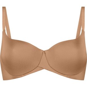 Hunkemöller Dames Lingerie Voorgevormde beugel bh Smooth - Bruin - maat E70