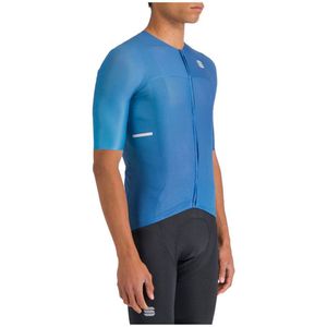 Sportful Light Korte Mouw Wielertrui Blauw 2XL Man