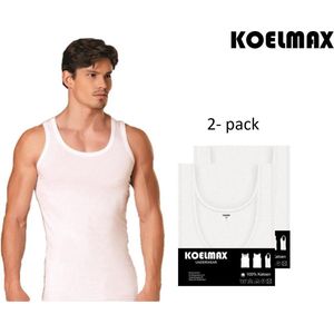 Heren onderhemd - Wit - 2 Pack - Maat XXXL