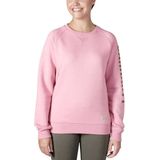 Carhartt - Clarksburg Graphic - Sweatshirt - Roze - Lange Mouw