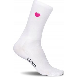LUXA HEARTS Fiets sokken Maat 45-47 - Stijlvol en Ademend