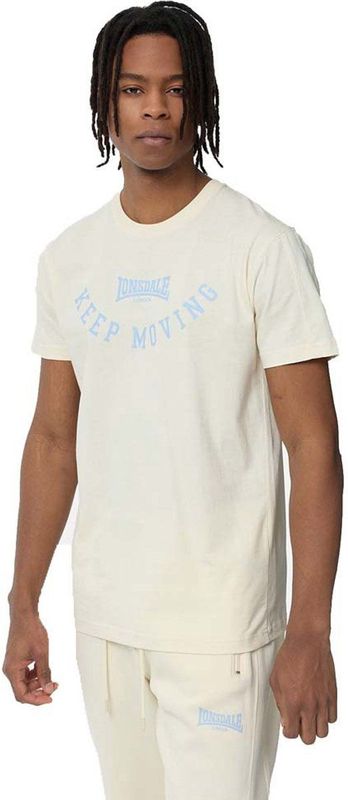 Lonsdale - Rosemarkie - T-shirt - Wit - Korte Mouwen