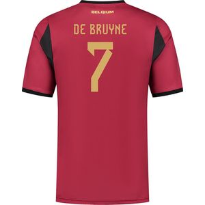 Belgie Voetbalshirt De Bruyne Thuis - 2024-2026 - Voetbalshirts Kinderen - Jongens en Meisjes - Sportshirts - Volwassenen - Heren en Dames-104