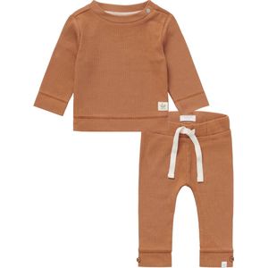 Noppies Unisex baby kledingset: Shirt Joanna en Broek Julesberg Chipmunk maat 56
