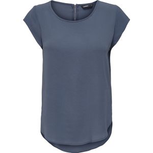 Blouse - ONLVic - Effen - Blouseshirt - Recht Model - Kwartmouw