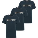 MUSTANG Shirt  beige / donkerblauw