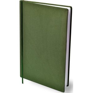Dresz Rekbare Boekenkaft | A4 Formaat | Inclusief handig leeslint | Textiel | Afwasbaar | Legergroen