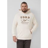 Sweatshirt - Hoodie - Katoenmix - Met Lange Mouwen - Praktische Kangoeroezak