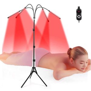 Rood lichttherapielamp voor pijnverlichting, anti-veroudering en huidversteviging met 120 LED's en afstandsbediening