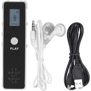 Draagbare Digitale Voice Recorder met Geluidsreductie en MP3 Speler - Ideaal voor Opnames