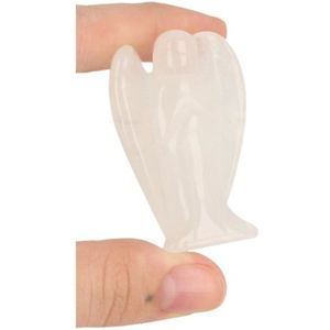 Bergkristal staande engel 50 mm