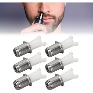 Set van 10 neus- en oorhaartrimmers, neus- en oorhaartrimmers, precisiescheerkoppen, universele vervangende snijbladen