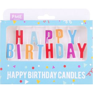 PME - Kaarsjes - Happy Birthday - Losse Letters