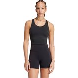 adidas Performance All Me Medium-Support Long Line Beha Tanktop - Dames - Zwart- M C-D