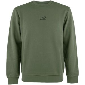 EA7 Emporio Armani - Sweatshirt - Katoenmix - Recht Model - Ronde Hals