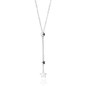 Montebello Ketting Arya - 316L Staal - Ster - 46+5cm