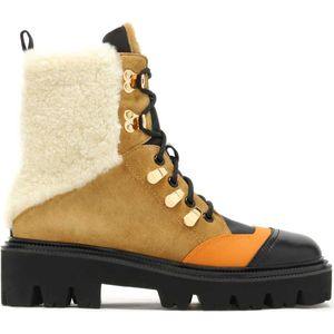 Kazar - Dames Multicolor Enkellaarsjes - Suède