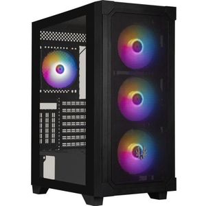 BITFENIX - Graph ARGB - PC Behuizing - Zwart - Medium Toren - ATX - 4 A-RGB Ventilatoren