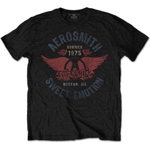 Aerosmith - Sweet Emotion Heren T-shirt - M - Zwart
