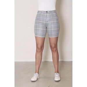 New Star dames short Aberdeen blauw ruit - maat S