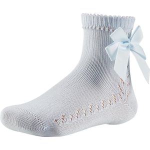 iN ControL 883-2pack jacquard-doublebow socks SOFT BLUE 19/22