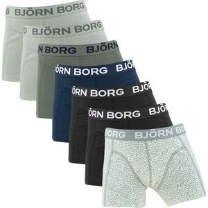 Bjorn Borg 7-Pack jongens boxershorts - Spring Green - 152