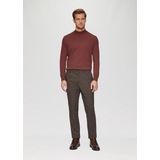 Pantalon - Slim-fit - Geruit