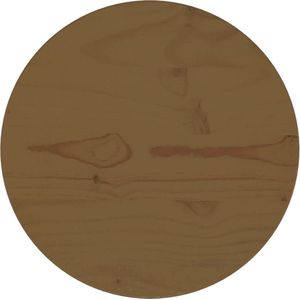 The Living Store Tafelblad - Massief grenenhout - 30 x 2.5 cm - Bruin