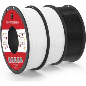 3D Printer Filament 1.75mm - PETG+ - Hoge Precisie en Flexibiliteit - 3kg Spoel voor FDM 3D Printers