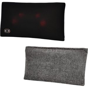 Pressplus massagekussen met infrarood ideaal voor uw rug, nek, benen of schouders. Licht en draagbaar op accu. Gemakkelijk voor thuis, kantoor, auto en op vakantie