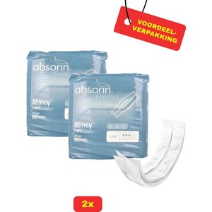 2x Absorin Mincy Licht Inlegverband Mannen - 2x 28 stuks - Voordeelverpakking!