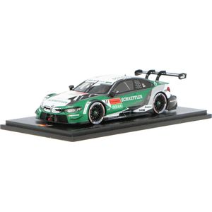 Het 1:43 Diecast-model van de BMW M4 #11 van de Super GT Dream Race Fuji van 2019. De bestuurder was M. Wittmann. De fabrikant van het schaalmodel is Spark.Dit model is alleen online beschikbaar.