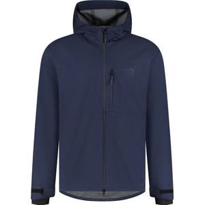BBB Cycling Rainshield Explorer Regenjas - Waterafstotend Fietsjack Heren & Dames - Commuter Fietsjas - Donker Blauw - Maat S - BBW-450