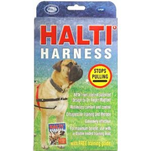 Halti Harnass - Anti trektuigje - Hond - Large - Borstomvang boven de 80 cm – Zwart