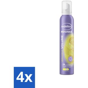 Andrélon - Verrassend Volume - Mousse - 200 ml - Voordeelverpakking - 4 stuks