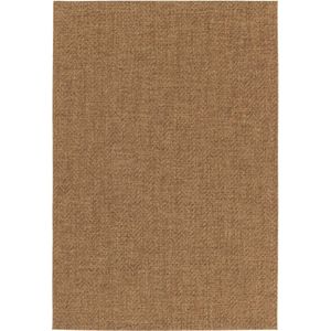 sweeek - Jute-effect tapijt voor binnen en buiten in karamel, uv-gestabiliseerd