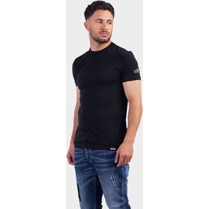 Dsquared2 Round Neck T-Shirt Black Logo ICON