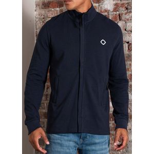 MA.Strum Pique full zip - ink navy