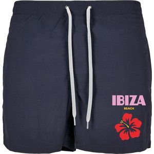 Mister Tee - Ibiza Beach Zwemshorts - XXL - Donkerblauw